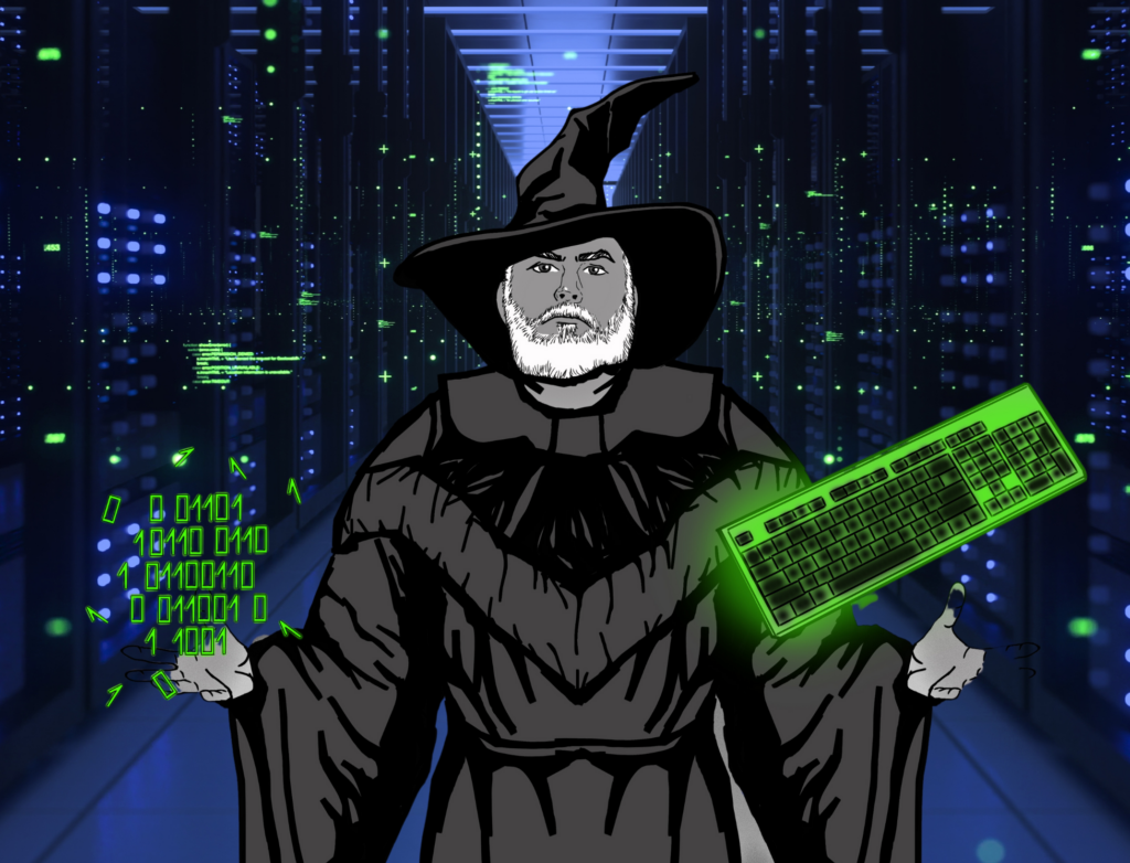 Wizard server room