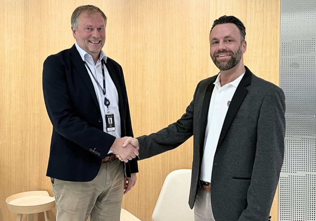 Arvid Eriksen, CISO at Sparebanken Vest and Jan Petter Dale, TIM at River Security