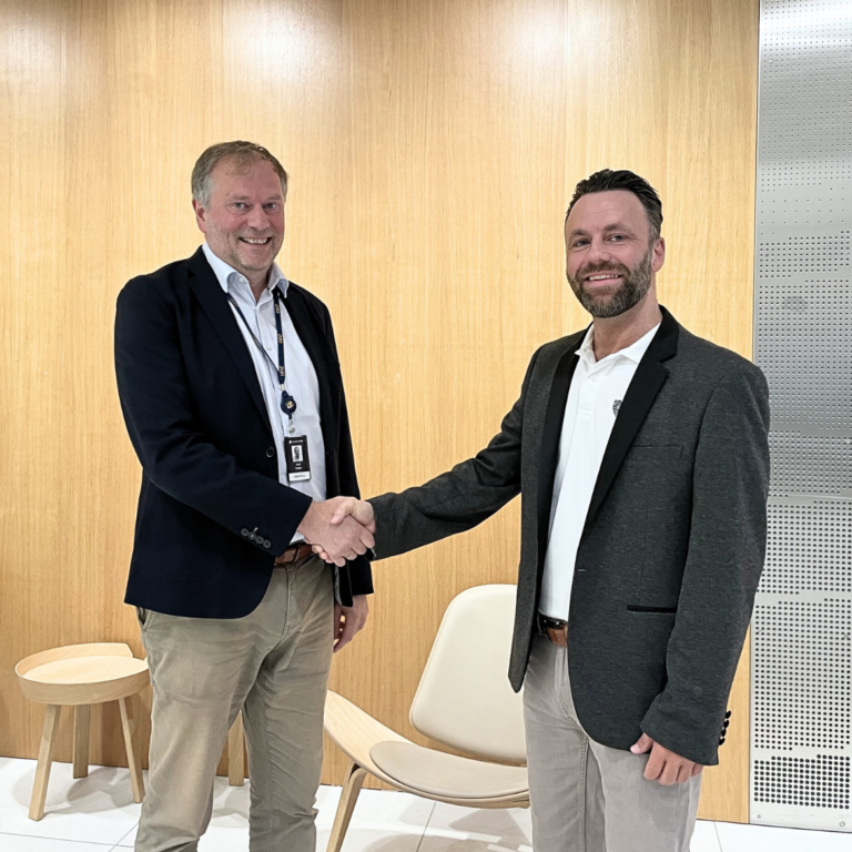 Arvid Eriksen, CISO at Sparebanken Vest and Jan Petter Dale, TIM at River Security